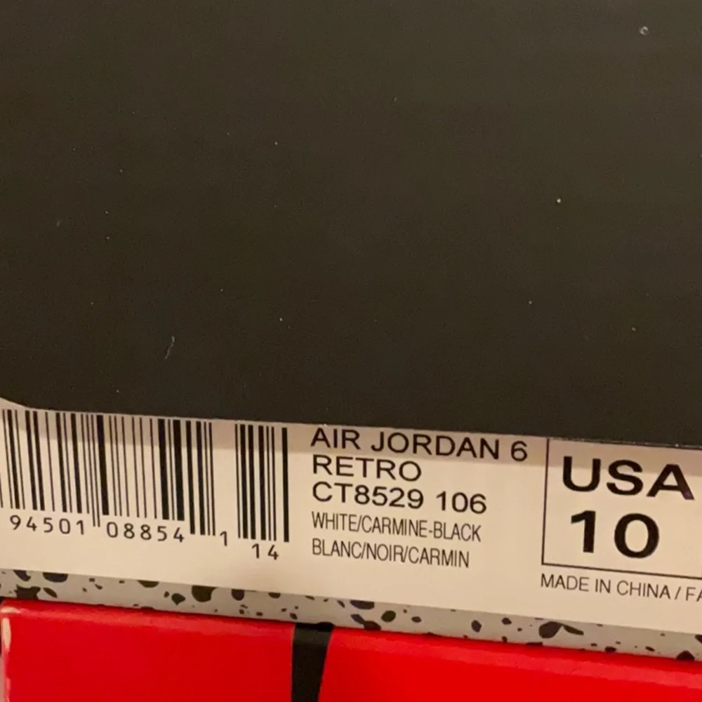 Air Jordan 6 Retro Carmine (2021) - Picture 9 of 9